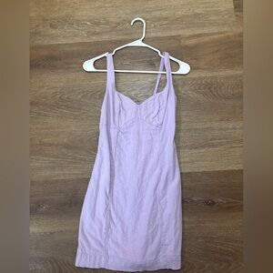 Abercrombie Lavender Smocked Mini Dress XS | Worn Once | Spring/Summer